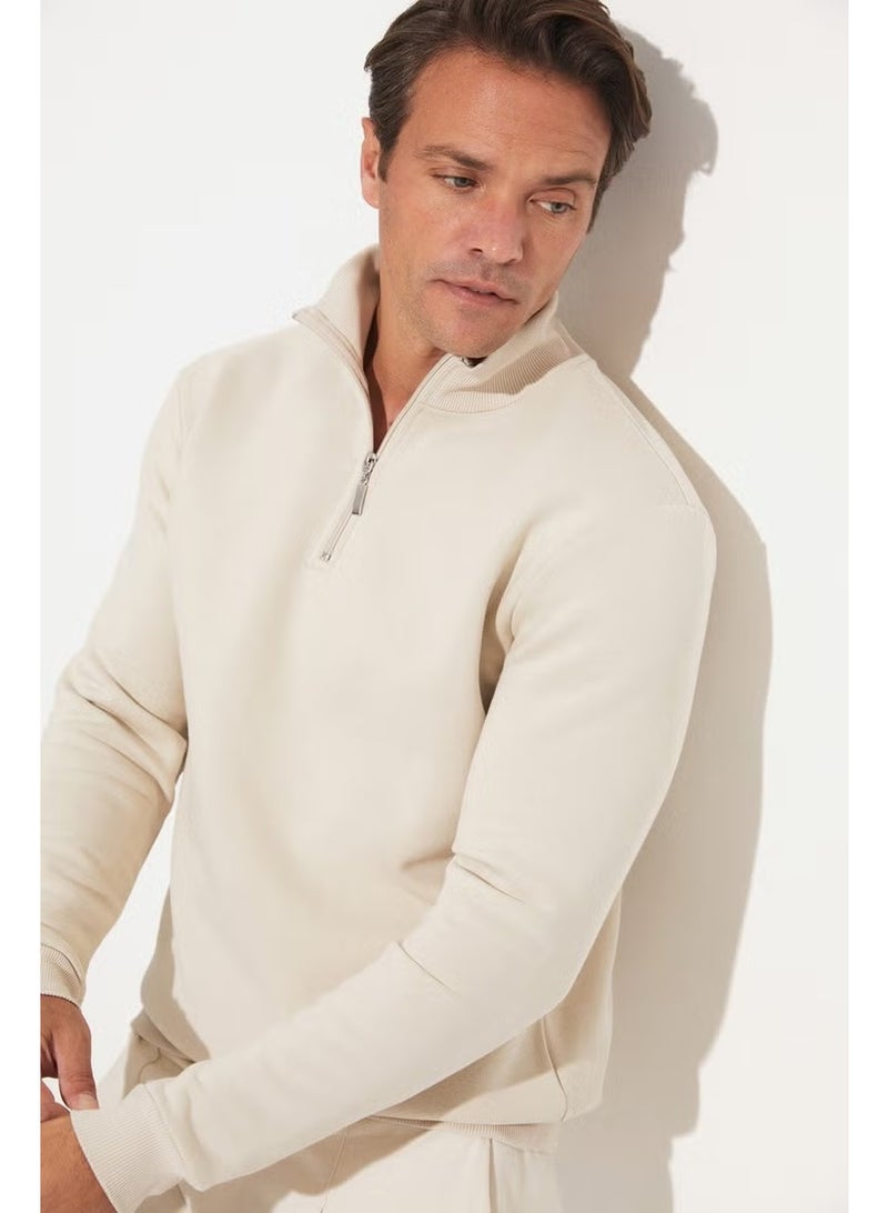 JUNE Men's Regular Fit Half Zip Sweatshirt - Image 4